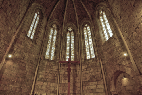 Capilla mayor de la iglesia del monasterio de Benifassa